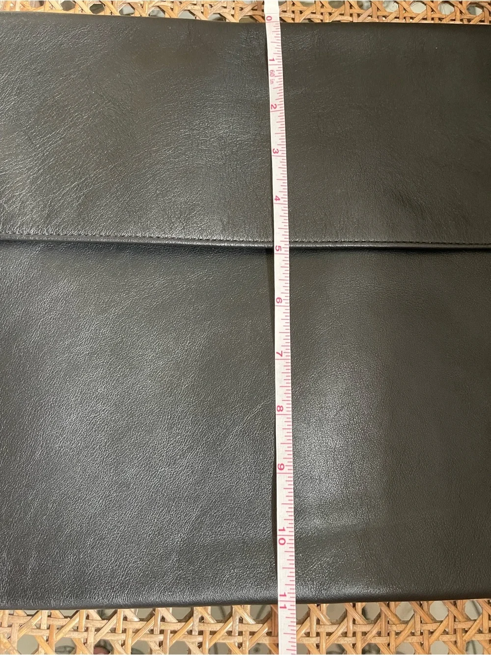 T. Anthony Black Leather Portfolio/Document sleeve